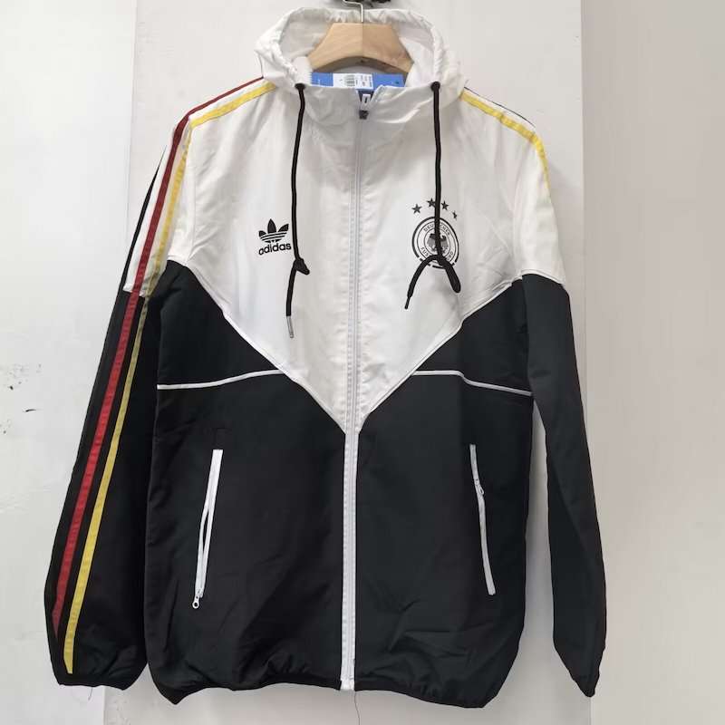 Germany 2024/25 Euro black and white windbreaker — foto 1