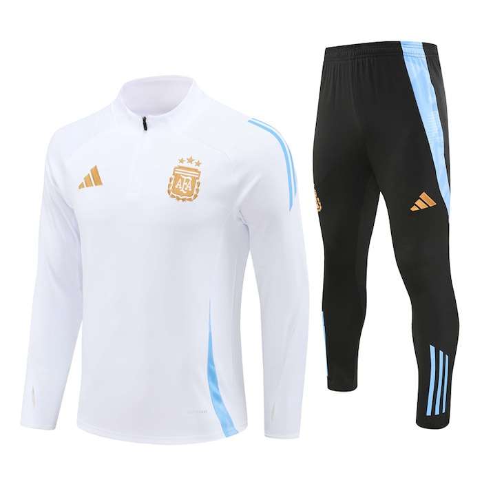 2425 Argentina half zipper white S-2XL — foto 1