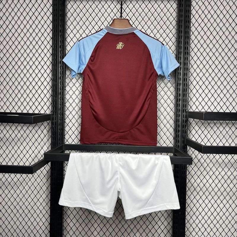Aston Villa 2024/25 Home Kids Kit — foto 2