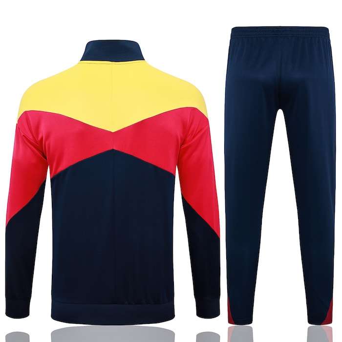 A752 2425 barcelona long zipper deep blue and yellow kit S-XXL — foto 2