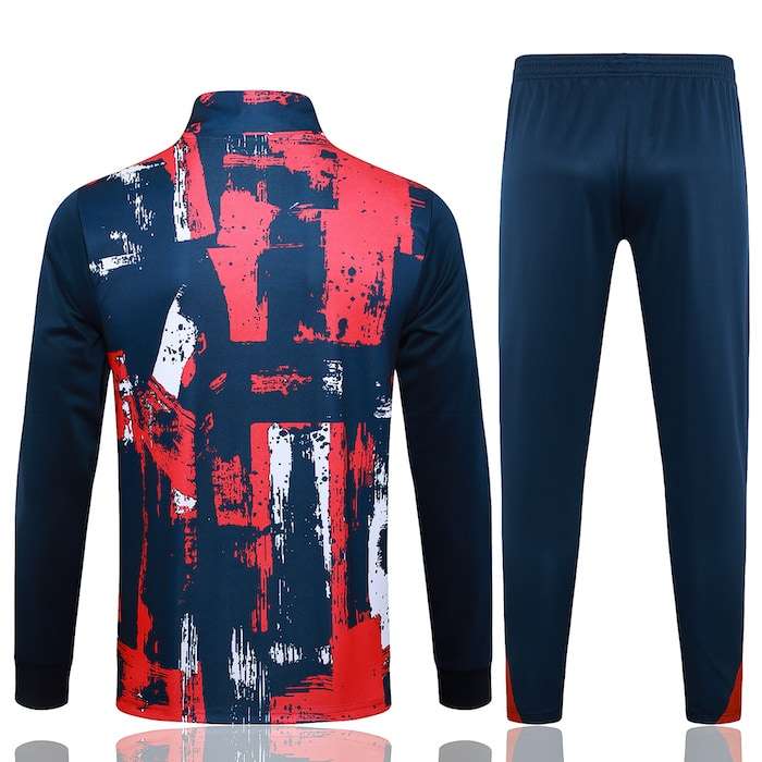 A757 2425 PSG long zipper black and red kit S-XXL — foto 2