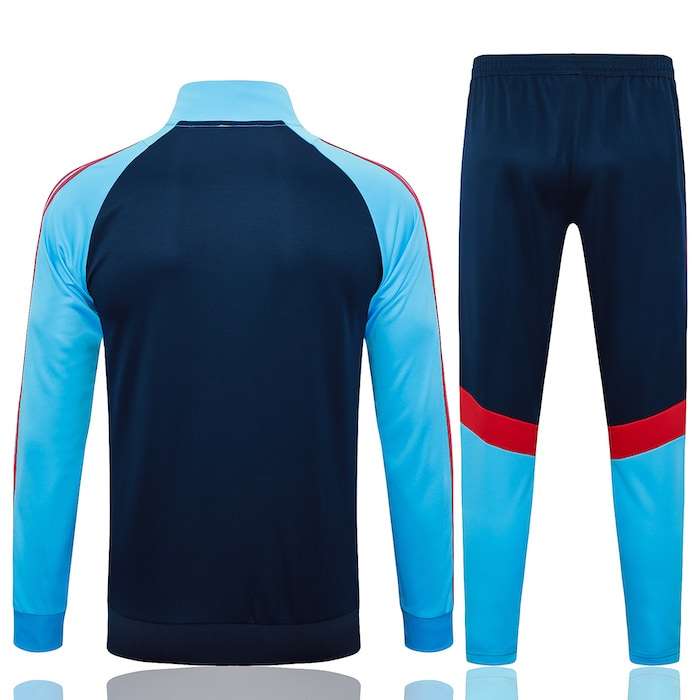 A765 2425 long zipper Arsenal blue and black taining suit kit S-XXL — foto 2