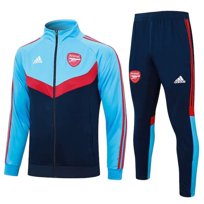 A765 2425 long zipper Arsenal blue and black taining suit kit S-XXL — foto 1