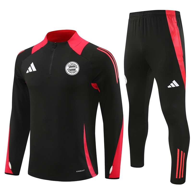 2425 Bayern half zipper black kit S-XXL — foto 1