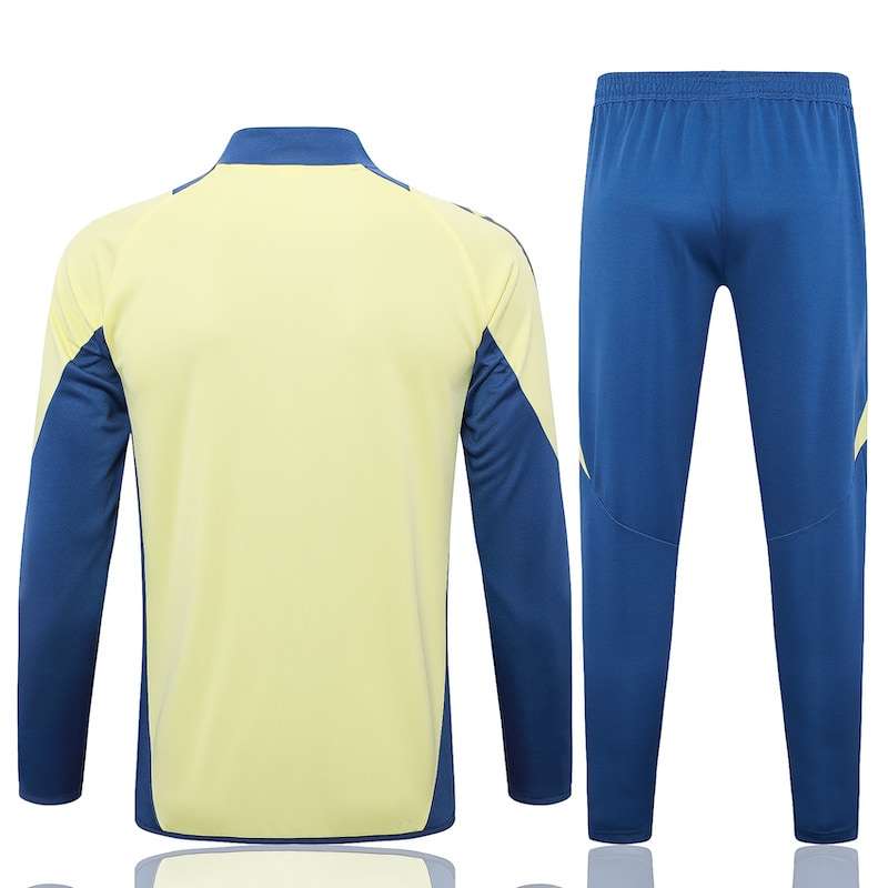 A769 2425 Ajax half zipper light yellow training suit Size S-XX — foto 2