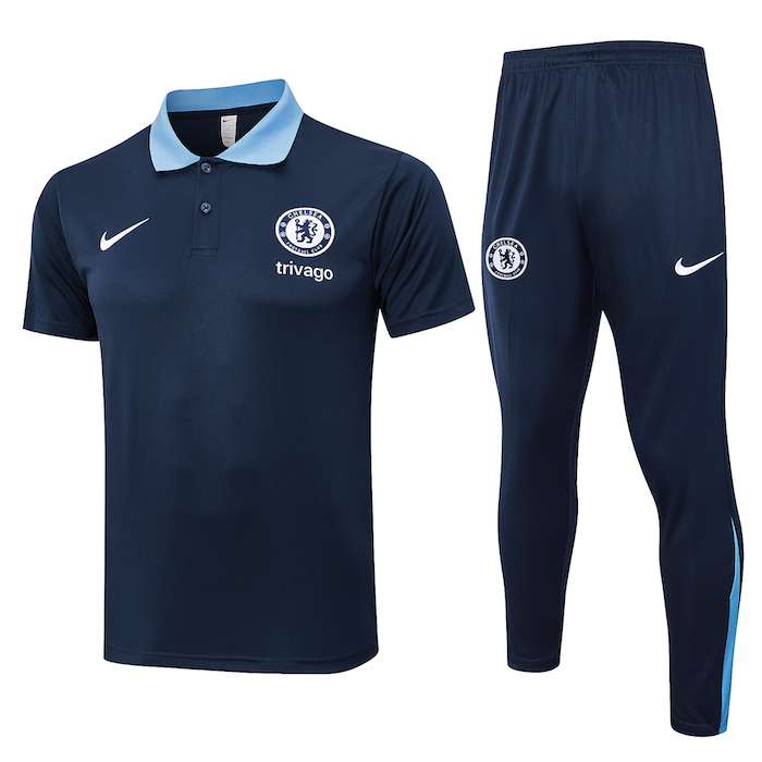 C1113 2425 Chelsea short sleeve POLO Diamond blue kit S-XXL — foto 1