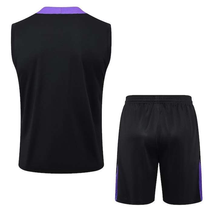 D1156 2425 PSG training suit purple black vest S-XXL — foto 2