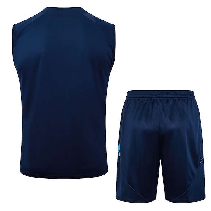 D1146 2425 Arsenal diamond blue taining suit vest S-XXL — foto 2