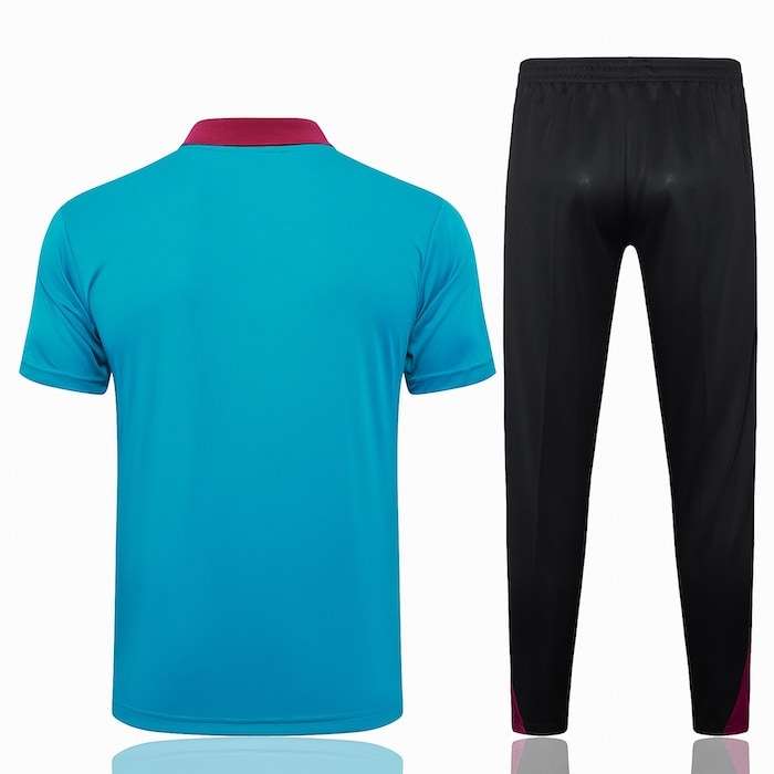 C1125# 2425 Polo PSG lake blue kit S-XXL — foto 2