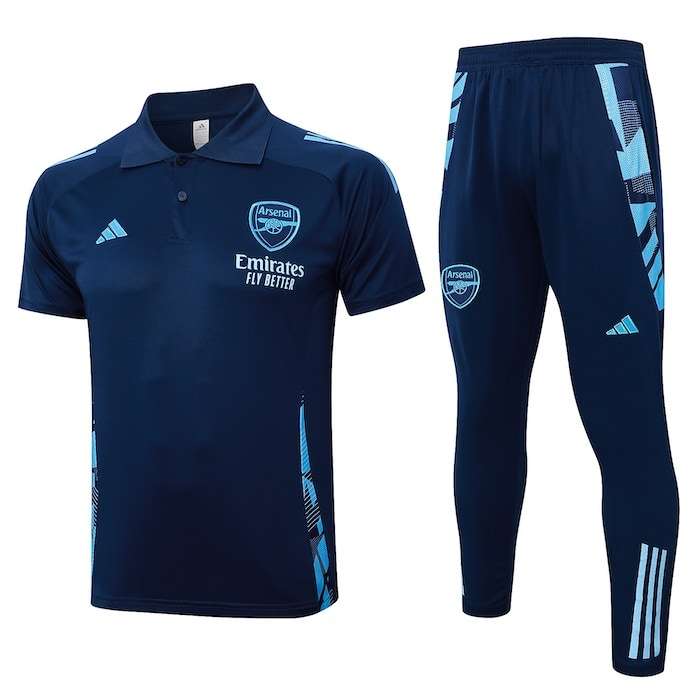 C1130# 2425 Polo Arsenal deep blue kit S-XXL — foto 1