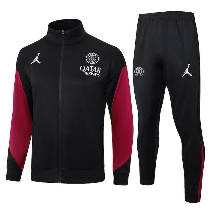 A776 2425 PSG long zipper black red kit S-XXL — foto 1