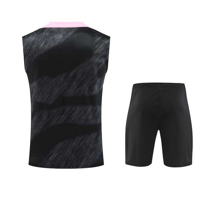 2425 PSG training suit black vest kit S-XXL — foto 2
