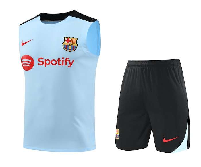 2425 Barcelona training suit light blue vest S-XXL — foto 1