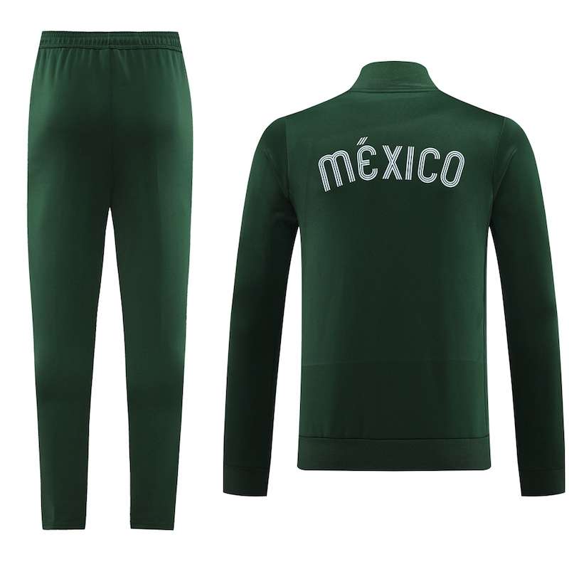 2425 long zipper Mexico deep green kit S-XXL — foto 2