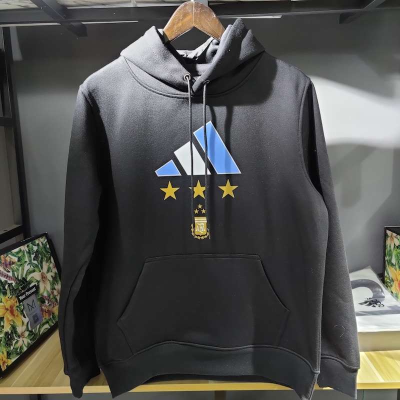 3 Star Argentina Football Plush Sweatshirt S-3XL — foto 2