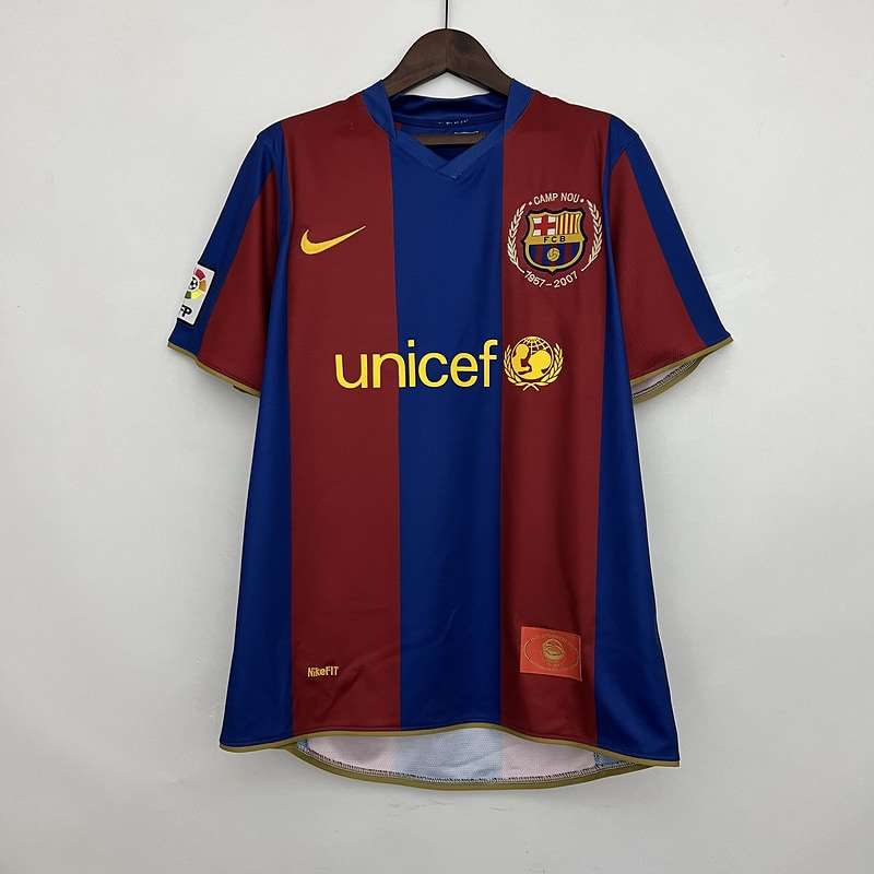 2007/08 Retro Barcelona home S-XXL — foto 1