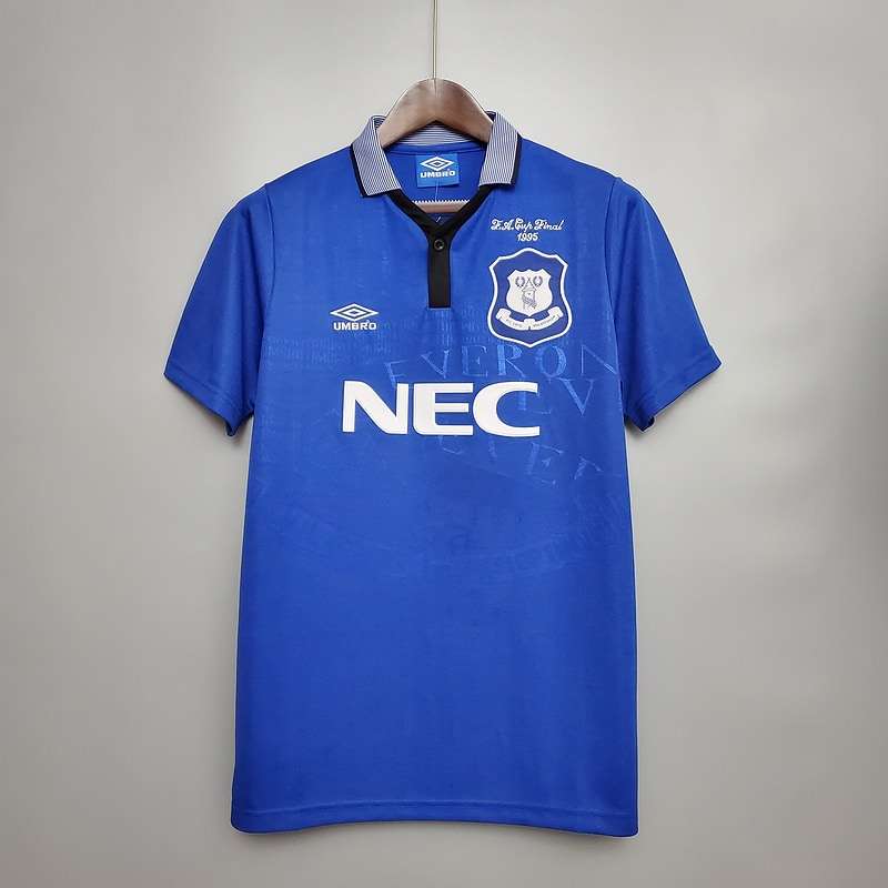 1995 Retro Everton home S-XXL — foto 1