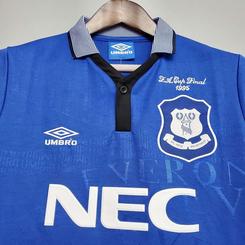 1995 Retro Everton home S-XXL — foto 3