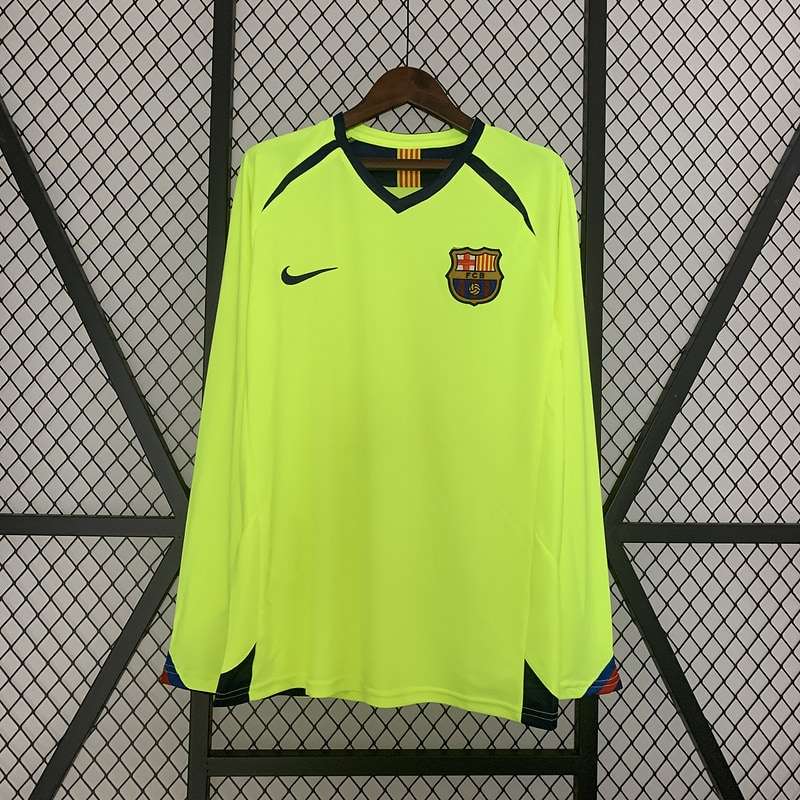 0506 Retro Barcelona long sleeve away S-XXL — foto 1