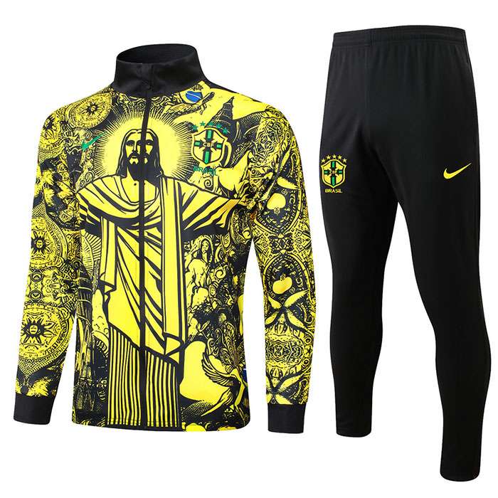A807 2425 Brazil long zipper yellow kit S-2XL — foto 1