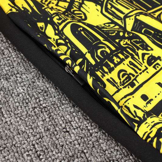 A807 2425 Brazil long zipper yellow kit S-2XL — foto 5