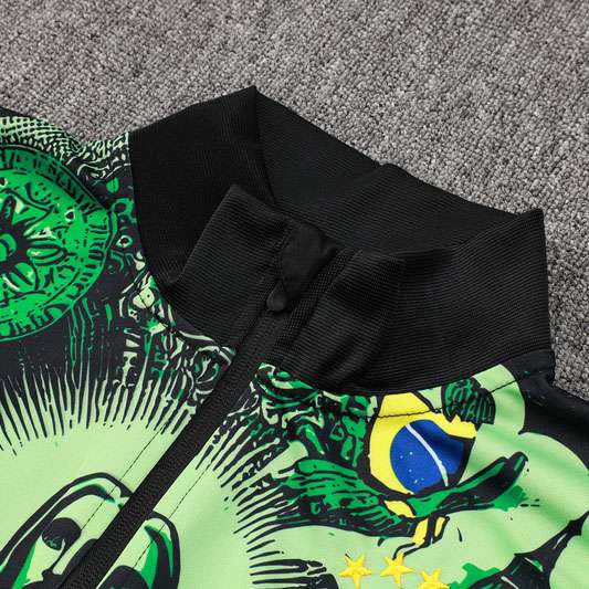 A810 2425 Brazil long zipper green kit S-2XL — foto 5