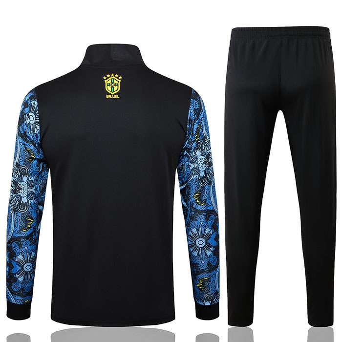 A814 2425 Brazil long zipper gray blue kit S-2XL — foto 2