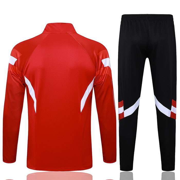 B933 2425 half zipper Bayern red S-2XL — foto 2