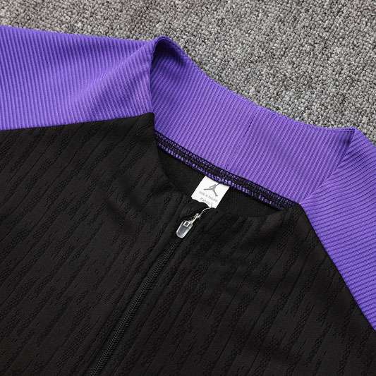 B951 2425 PSG training suit kit black and purple player S-XXL — foto 4