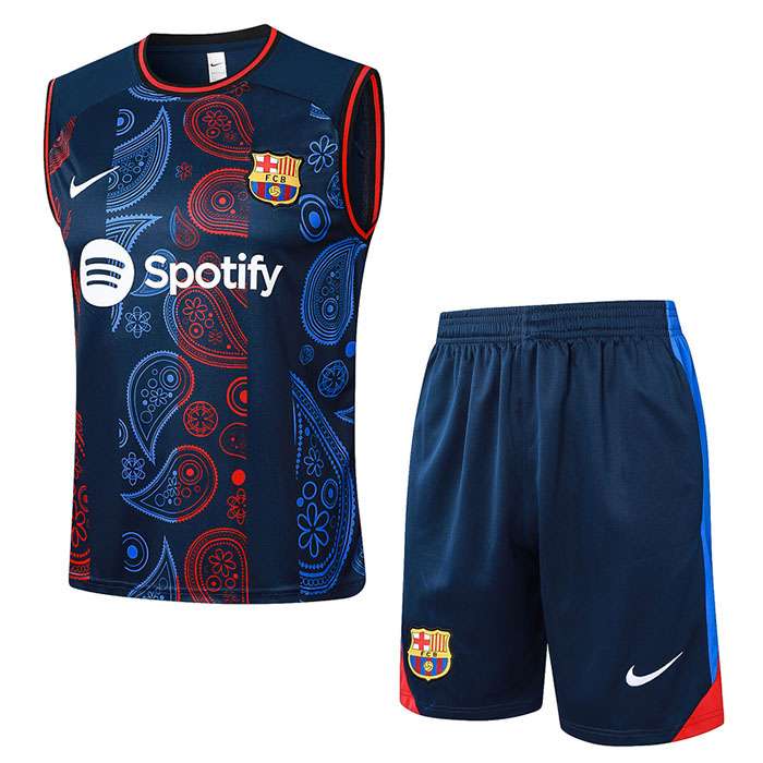 D1193 2425 Barcelona training suit light blue vest S-XXL — foto 1
