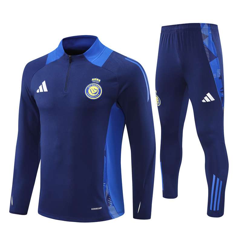 2425 Riyadh half zipper Blue kit S-2XL — foto 1