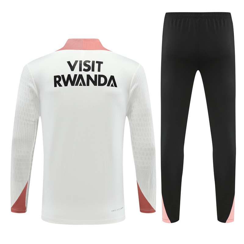 2425 Player Paris half zipper White kit S-2XL — foto 3