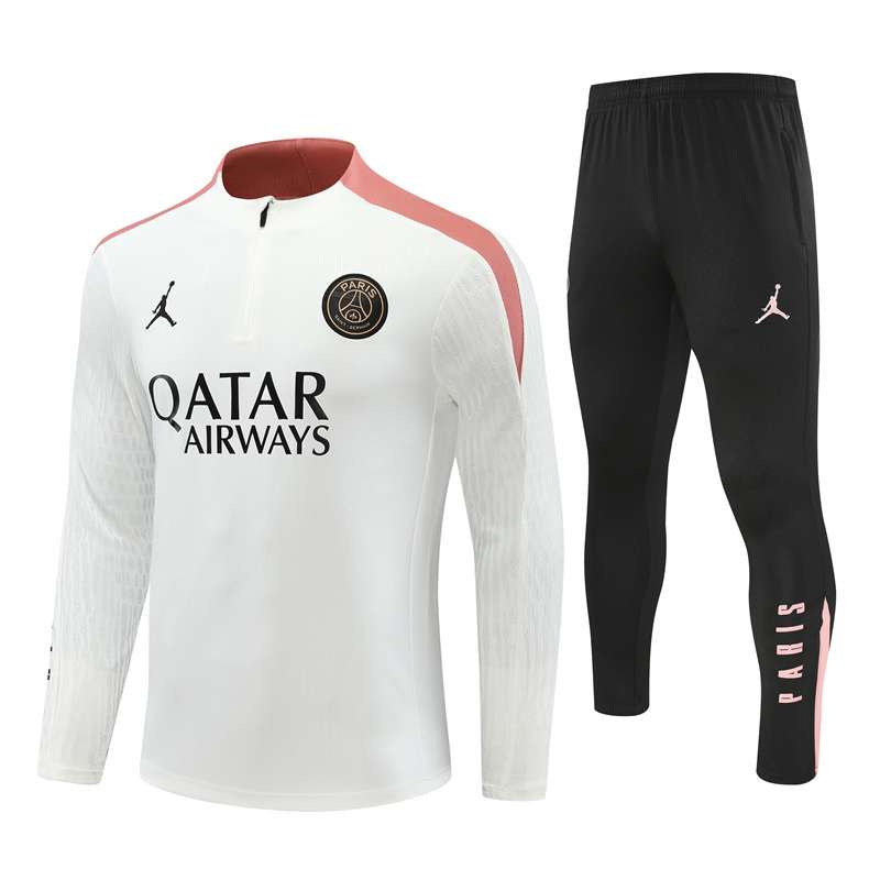 2425 Player Paris half zipper White kit S-2XL — foto 1
