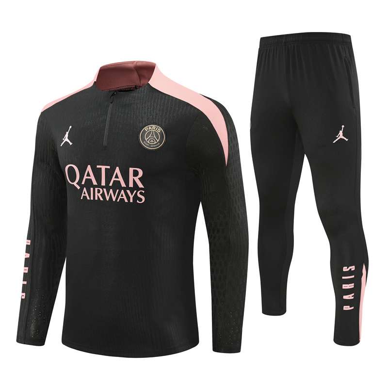 2425 Player Paris half zipper Black Pink kit S-2XL — foto 2