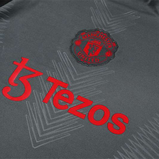 2425 player Manchester United half zipper Dark Gray kit S-2XL — foto 5