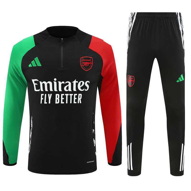 2425 Arsenal half zipper Black kit S-2XL — foto 2
