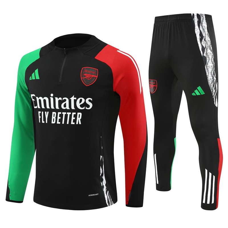 2425 Arsenal half zipper Black kit S-2XL — foto 1