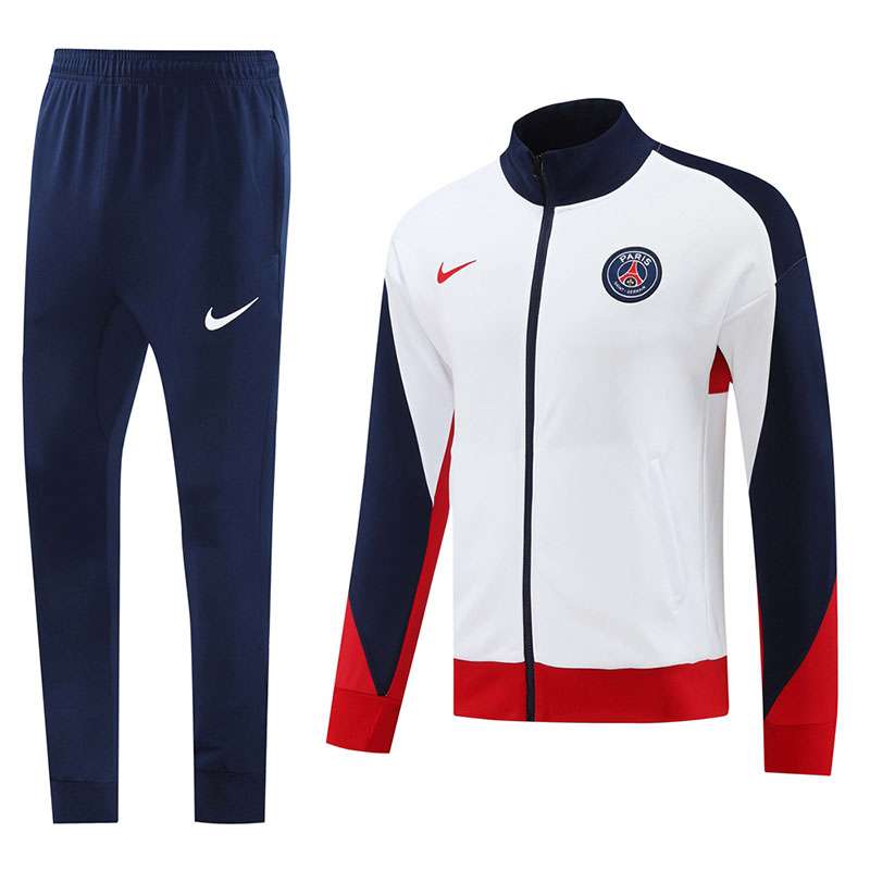 2425 PSG long zipper white kit S-XXL — foto 1