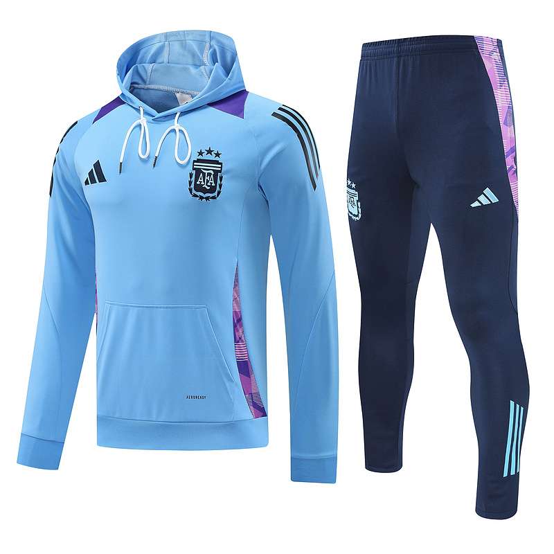 2425 Argentina Hoodies blue kids kit P-2XL — foto 1