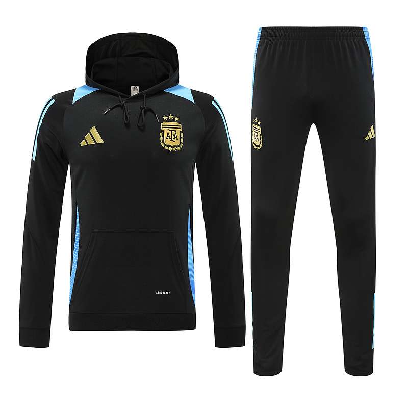 2425 Argentina Hoodies black kids kit P-2XL — foto 2