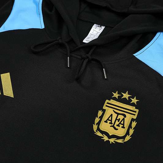 2425 Argentina Hoodies black kids kit P-2XL — foto 4