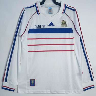 1998 Retro France away long sleeve S-XXL — foto 1
