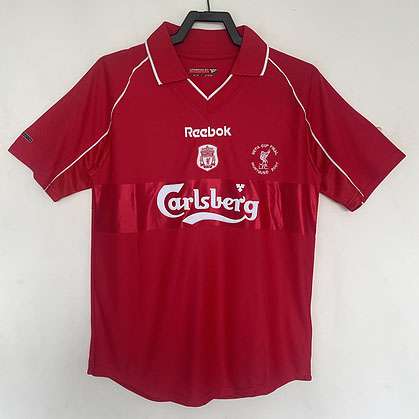 Retro 00/01 Liverpool home S-2XL — foto 1