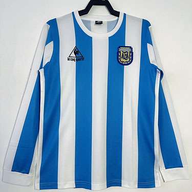 Retro Argentina 1986 HOME long sleeve S-XXL — foto 1