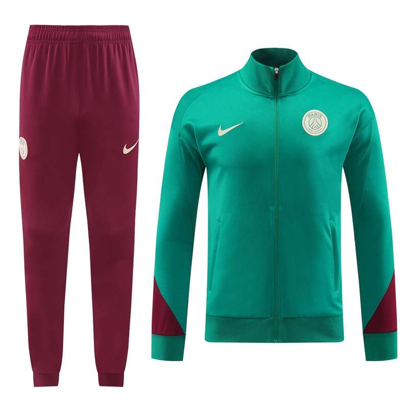 2425 PSG long zipper green kit S-XXL — foto 2