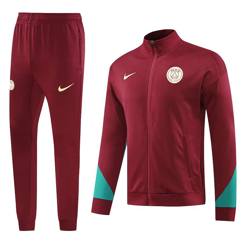 2425 PSG long zipper red kit S-XXL — foto 1