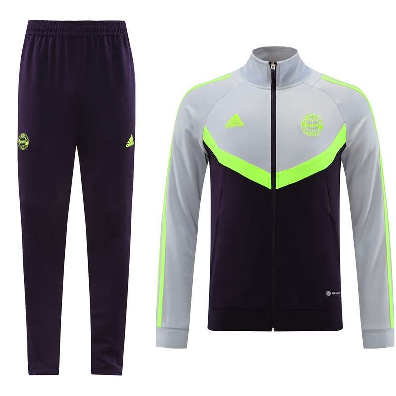2425 Bayern long zipper gray with black kit S-XXL — foto 2