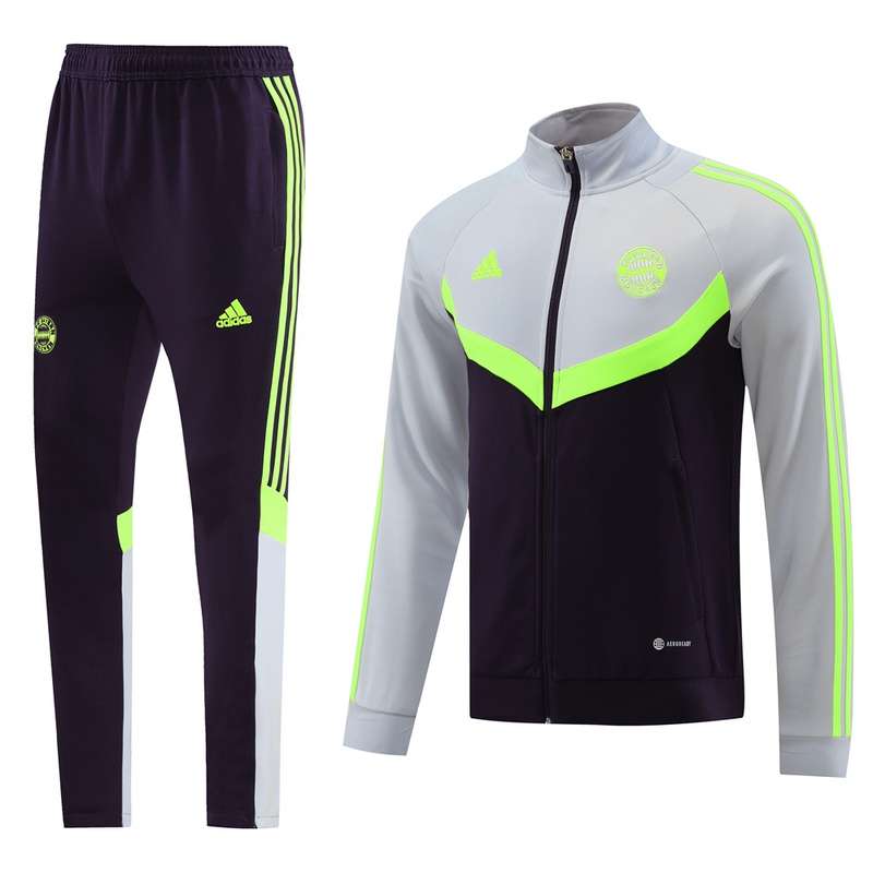2425 Bayern long zipper gray with black kit S-XXL — foto 1