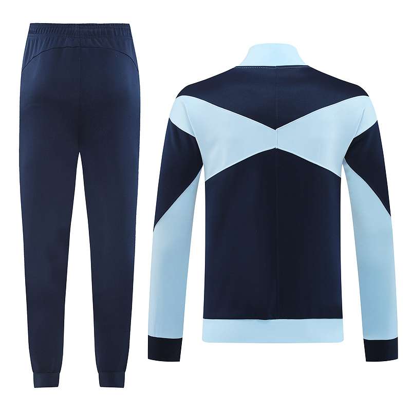 2024 France Royal Blue long zipper Suit S-2XL1 — foto 3