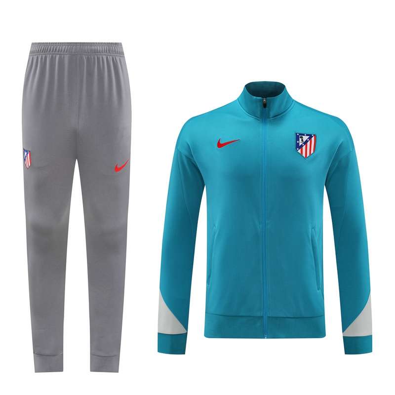 2425 Atletico Madrid long zipper light blue kit S-XXL — foto 2